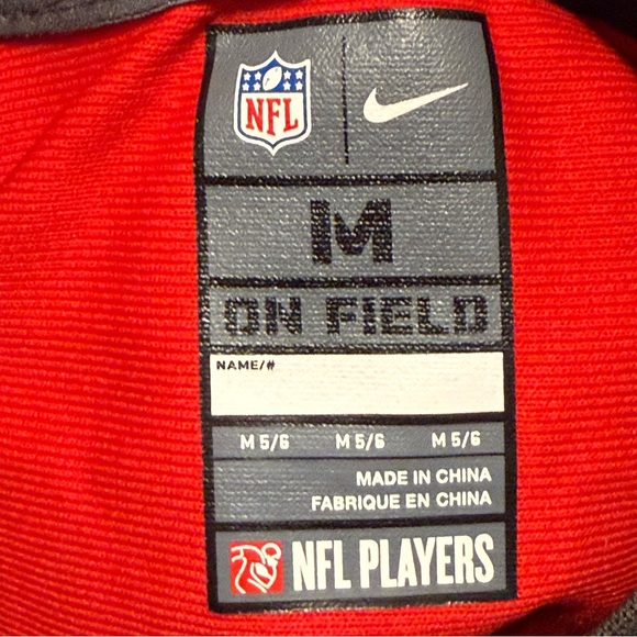 Nike NFL Jameis Winston Bucs Short Sleeve Jersey Red Kids YOUTH M Size 5/6 - Picture 7 of 9